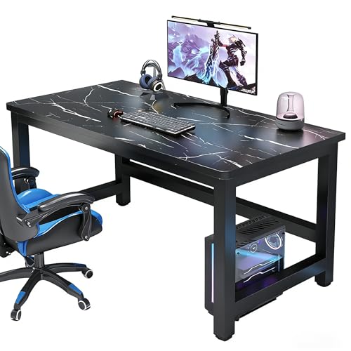 Unmjgybc �p�\�R���f�X�N �Q�[�~���O�f�X�N �u���b�N�嗝��+���r ��110cm×���s80cm×����74cm �ޕ\�ʖh���A��?�A��?? �z�����t�� �e�����[�N �� �g���ȒP ���{��������t �K�p�͈� �ƒ�A�I�t�B�X�A�w�Z�Ȃ� [���s�A���i]