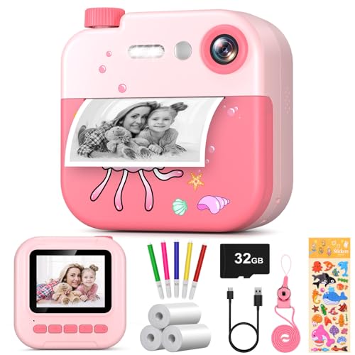 image for LETSHAHA Kids Camera Instant Print - 1080P Digital Video Instant Camer
