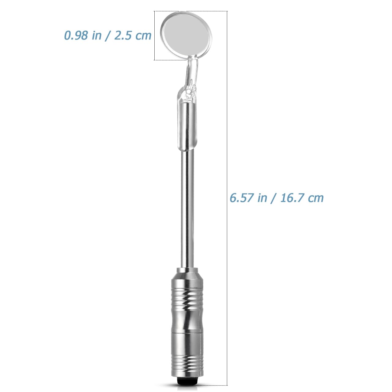 Mouth Mirror with Light Stainless Steel Oral Mirror for Teeth Inspection and Plaque Removal Dentist Tools for Home and Professional Use