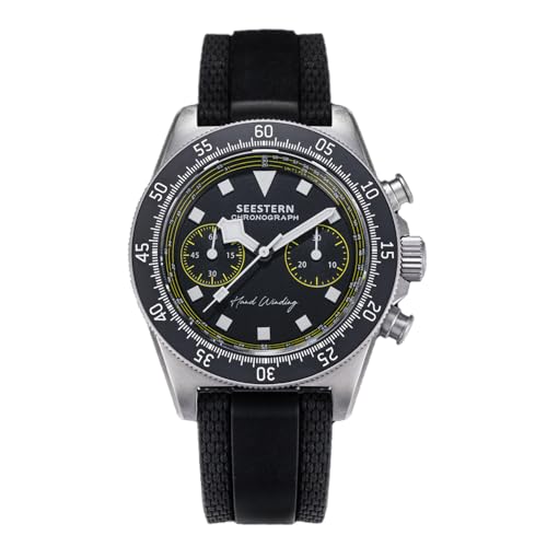 Montre homme Seestern S443 mécanique, l'excellence de l'acier et du verre saphir