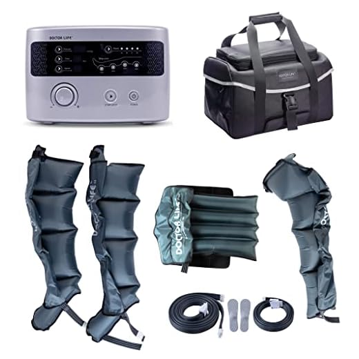 DSMAREF Recovery Compression System Full Package : Compression Pump, Recovery Boots, Arm Sleeve, Waist Sleeve, Carry Bag.
