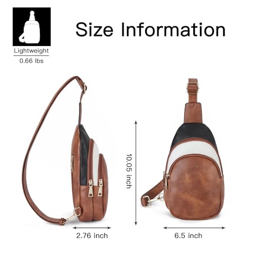 Image of Telena Crossbody Bags for Women Leather Cross Body Sling Bag for Woman Travel