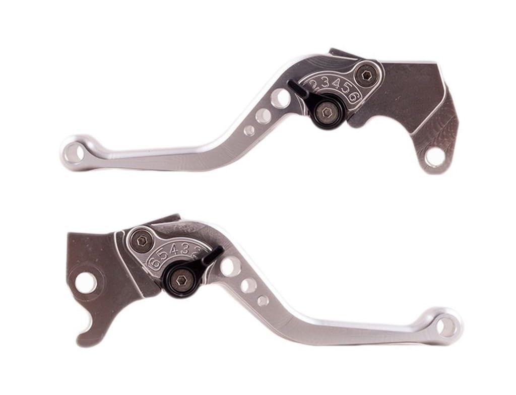 Aow Attractive Offer World Adjustable Brake Clutch Lever Compatible for Yamaha R15 V1 & V2 (NOT for V3) (Silver)-image-18
