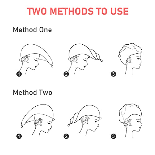 URAQT Asciugamano per Capelli, 3 Pcs Asciugamani