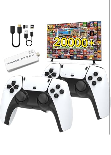 New 2026 Upgraded 4k TV Video Game Gaming System, Plug & Play Video TV Games HD with Wireless 2 Controllers for Men/Women/Girls/Boys/Adult/Kids 2 41XhU AGXGL