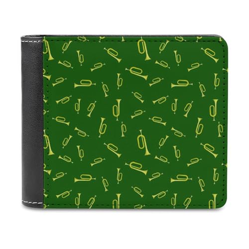 Yellow Horn Leather Clutch Purses Phone Hand Wallets with Card Slots with 6 Credit ID Card Slot