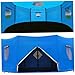 CUCUFA 8ft Trampoline Cover, Waterproof Oxford Cloth Trampoline Tent with Window and Skylight, Trampoline Canopy with Zipper and Strap Fit for 6 Straight Pole Trampoline, Trampoline Canopy