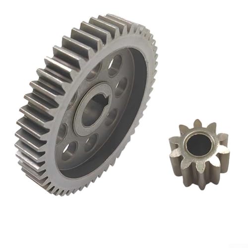 Engrenages de rechange pour tronçonneuse électrique et débroussailleuse 8-12 pouces - 49 dents grande vitesse + 10 dents petit engrenage construction acier 51mm diamètre 60