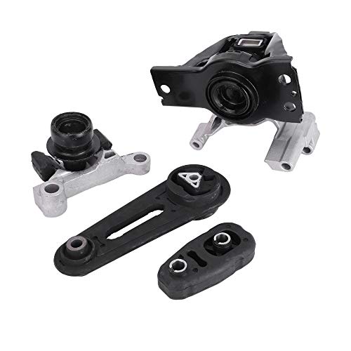 Set 4PCS Engine Motor Mount and Transmission mount Replacement for 2007-2011 Sentra 2.0L for Automatic Trans. Kit A4348HY A4318 A4345 A4346