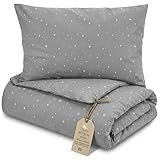 Kinder Bettdecke ohne Bezug 100x135 cm - Baumwolle Baby Decke und Kissen Set Kinderdecke 100 x 135 und Kopfkissen 60 x 40 - Bettdecken Kinderbettdecke Oeko-Tex Galaxie