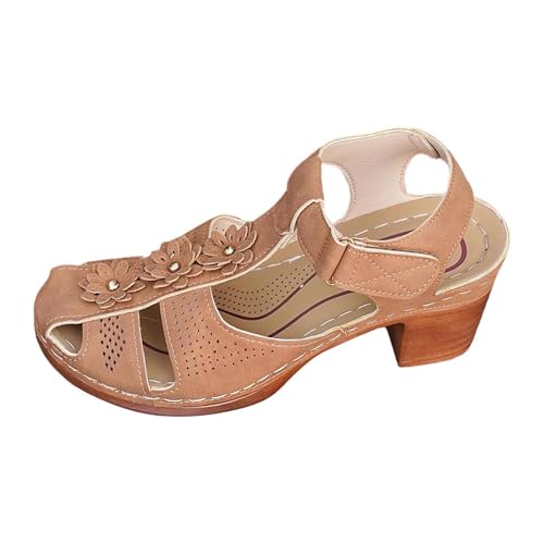 Sandales plates femme au talon brodé ajouré pour un confort d'été élégant