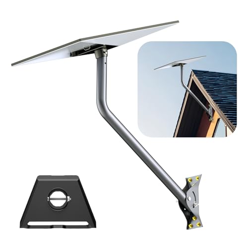 Support Starlink Gen 3 – Kit de montage Starlink robuste compatible avec le plat standard V3 Starlink, le support de mât Starlink + adaptateur de tuyau Starlink Gen 3 en aluminium pour Starlink