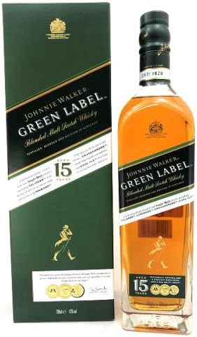 Amazon Co Jp ジョニーウォーカー グリーンラベル １５年 ７５０ml オールドボトル 食品 飲料 お酒