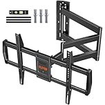 ELIVED 962mm Long Arm TV Wall bracket for Most 42-75 Inch TVs, Long Extension Corner TV Mount, Full Motion Wall Mount Bracket Swivel and Tilt, Holds up to 45KG. Max VESA 600x400mm, EV3038