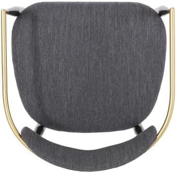 Miniatura 4 de Modern Dining Chairs Set of 2, Upholstered Kitchen Chairs with Iron Frame, Table & Chair Sets for Dining Room, Desk Chair for Office and