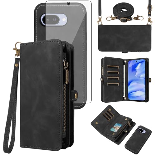 Coque Pixel 9A portefeuille fin pour ranger vos cartes et protéger votre écran