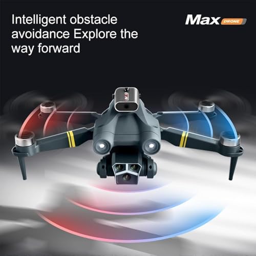 Image of Brushless Motor Drone with 4K HD Camera, 45-Min Long Flight Time, 5GHz FPV Transmission, Auto Return, 3D Flips, Headless Mode - Aerial Photography Drone (Multicolor)