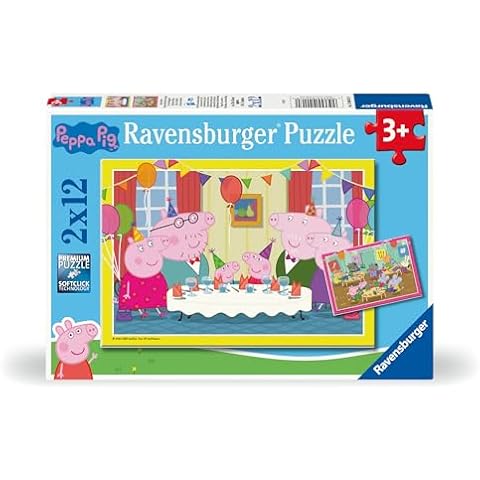 Ravensburger Peppa Pig 2x 12 Piece Puzzles Cover