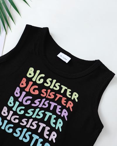 Mikrdoo Baby Girls Clothes Toddler Girl Summer Outfits Sleeveless Infant Tassel Tank Top Cute Shorts Set Casual Pants Black 12-18M