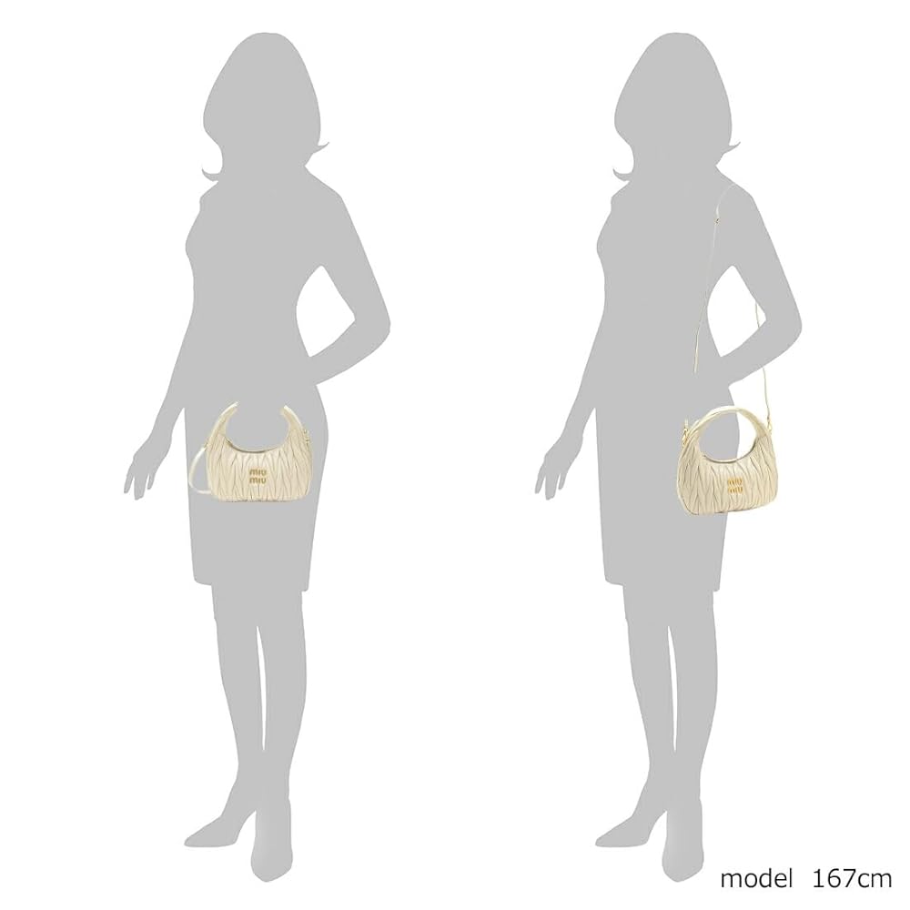 お買い得！！★ ミュウミュウ ★ クロシェ ホーボーバッグ VIP価格◇MIUMIU◇ミュウミュウ◇ロゴ ショルダーバッグ (MiuMiu