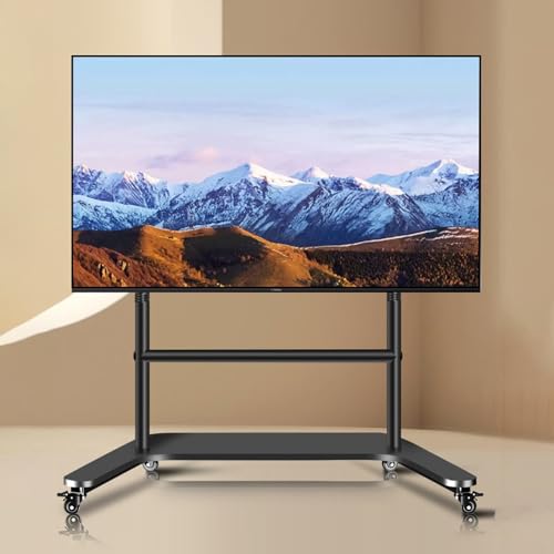 Soporte móvil para TV con ruedas para televisores de 42 a 90 pulgadas