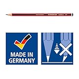 STAEDTLER 110-4H Tradition Graphite Pencil for Drawing & Sketching - 4H (Box of 12), Red - Image 5