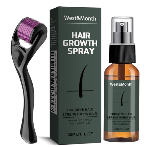 Beard Growth Oil Kit with Beard Roller, Beard Grooming Growth Serum Beard Care for Men, Thickening Stimulate Beard and Hair Growth, Gifts for Men Father (30ml)