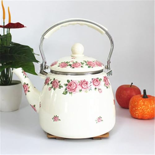 Théière en porcelaine émaillée rétro le cadeau déco idéal