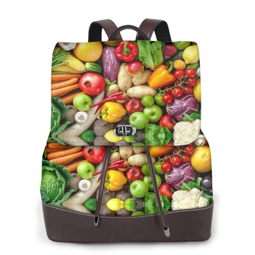 Sac à dos en cuir pour femme avec imprimé frais pour vos sorties en ville