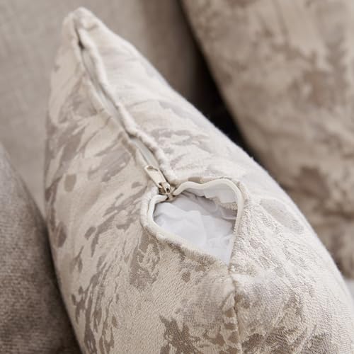 Image of Home Centre | Botanical | Fabric|Solid Wood | Sofa Sets | Grey | Sofa Set 3+2 | 1 Year Warranty