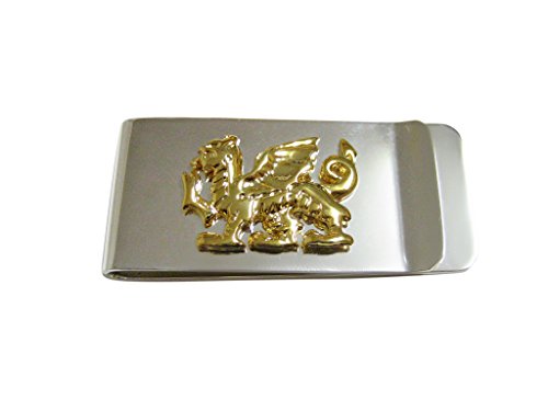 Kiola Designs Gold Toned Welsh Dragon Money Clip