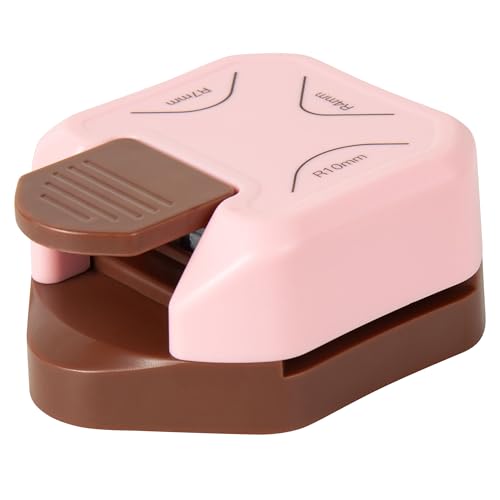 Image of QIQQIKIN Corner Rounder Punch Pink,Paper Punches for Crafting,Cardstock,Edge Cutter,Scrapbook,Card Making Supplies,Journaling Accessories, Photos Cards Scrapbooking