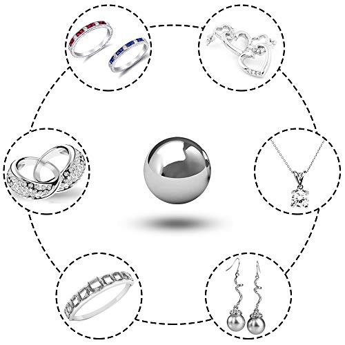 findTop 20 Pieces Coin Ring Making Forging Balls,findTop Stainless Steel Balls Assortment of 3/4 Inch, 5/8 Inch, 9/16 Inch, 1/2 Inch, 7/16 Inch, 3/8 Inch, 5/16 Inch, 1/4 Inch, 5/32 Inch and 3mm