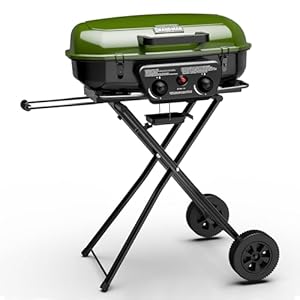 Brand-Man Portable Gas Grill, 2-in-...