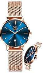 Mesh Strap watch rose gold