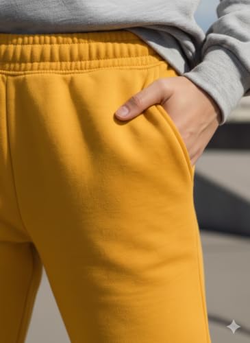 Image of Mack Jonney Women's Solid Fleece Track Pants | Warm & Durable Casual Lowers | Trendy Lowers-M5306