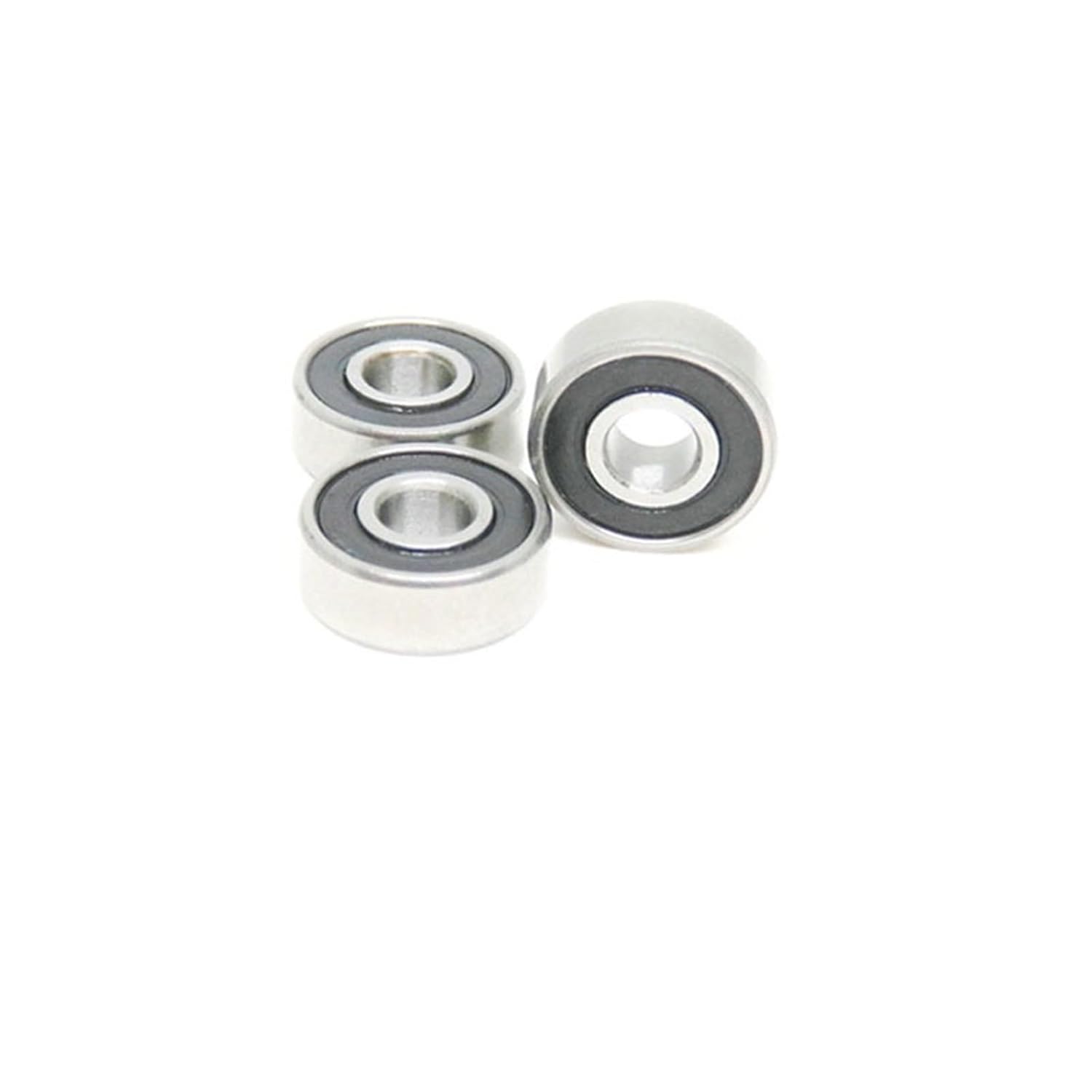 10Pcs S697RS Bearing 7x17x5 697RS Stainless Steel Bearing S697 2RS Deep Groove Ball Bearing 7 * 17 * 5 693 694 695 696 698 RS 2RS(S698-2RS 8x19x6mm)