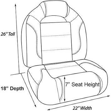 DeckMate 68 Bass Boat Seats