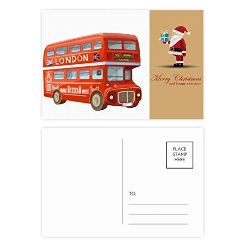 Lot cartes postales Londres bus rouge double étage Royaume-Uni correspondance