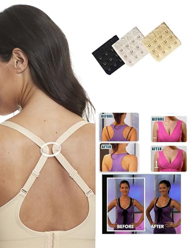 HOFISH 3PACK Full Bust Seamless Nursing Maternity Bras Bralette S-XXL with Extra Bra Extenders & Clips4