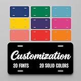 Custom License Plate Personalized, Personalized License Plate for Front of Car with...