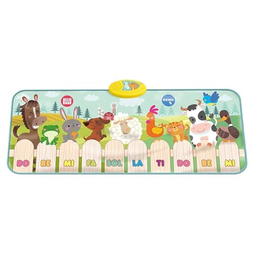Tapis musical pour stimuler l'enfant s'ennuyant à la maison grâce au jeu sensoriel