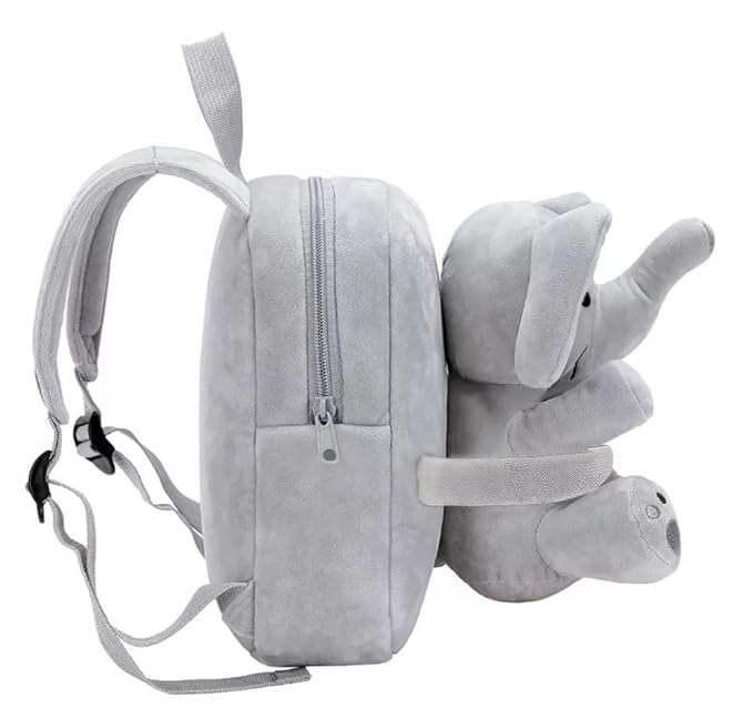 Image of Frantic Kids Velvet School Bag soft plush standard Cute Backpack Baby Girl Preschool Mini Travel Bags Ideal for Baby Girl & Baby Boy & Toddlers Picnic Carry Travelling Bags (2-5 Years)