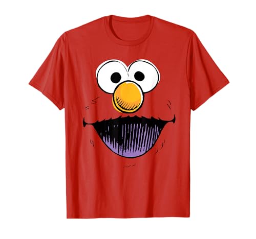 T-shirt Sesame Street Elmo Retro Sketch Face pour raviver vos plus beaux souvenirs d'enfance