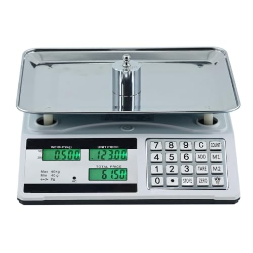 �f�W�^���X�P�[�� 40kg�e�� 10g�P�ʕ\�� �f���A���f�B�X�v���C ���܈����@�\ ���i�v�Z�@�\ EnergyDeer ��؁E�ʕ��E���ށE�_�Y���E�y�ؓX���� LED�o�b�N���C�g�t�� �ȓd�͐݌v �y�� �R���p�N�g���/�����u�����p �ȒP���� �ƒ�/�X�ܔ̔��p