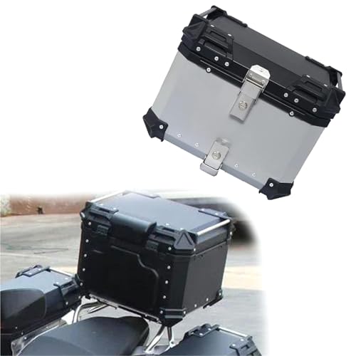 Coffre de rangement en aluminium 45L argent pour BMW R1200 GS LC