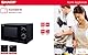 SHARP R200BKW Solo-Mikrowelle, 800 W, 5 Leistungsstufen, Timer von 35 Minuten bis 00 Sekunden, gewichtgesteuertes Auftauen, Energiesparmodus, Schwarz, 20 l, Glasdrehteller 25,5 cm