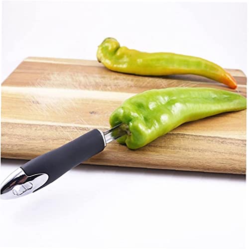 NIDONE Peper Corer Tool Pepper Core Remover Groente Coring Boor Spiraalizer voor Groente Coring en Hollowing - Image 5