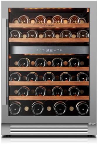 Ca'Lefort 24 Inch Wine Fridge, 51-Bottle Built-In Wine Cooler | 4...