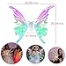 Kardeep Electric Fairy Butterfly Wings for Girls Adults, Light Up Butterfly Wings for Women, Iridescent Wing Dress Up for Dogs, Role Playing LED Wing for Birthday Halloween Christmas and Party Attire